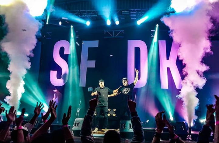 SFDK hizo gala de su rap legendario ante más de un millar de personas en Quintana
