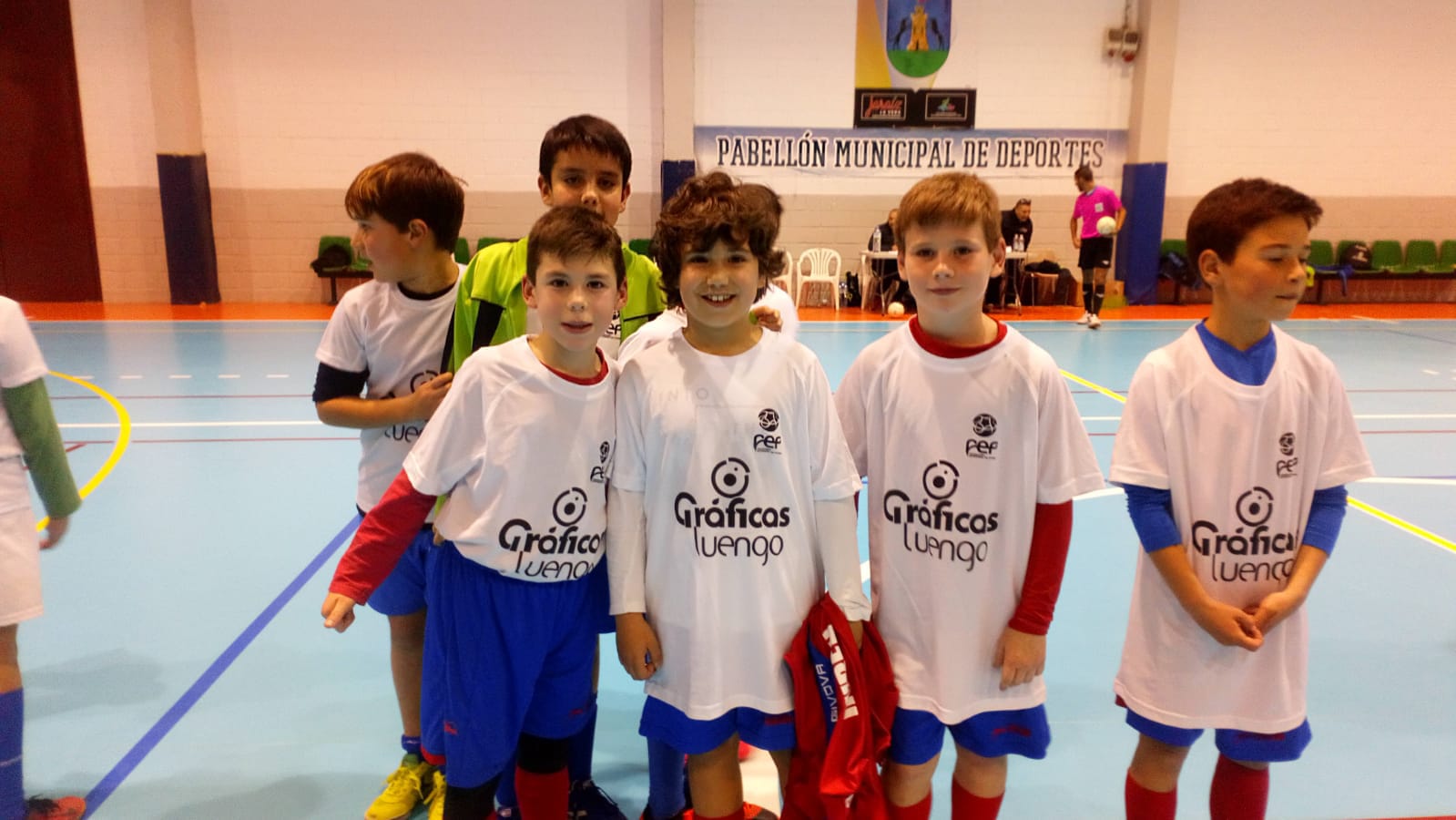 Seis niños quintanenses participaron en el campeonato extremeño de fútbol sala