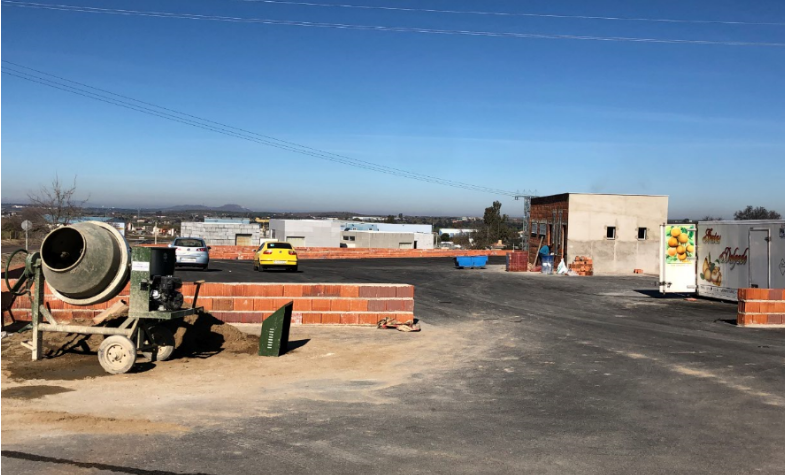Las obras del centro de transportes a falta de un mes y medio para finalizar