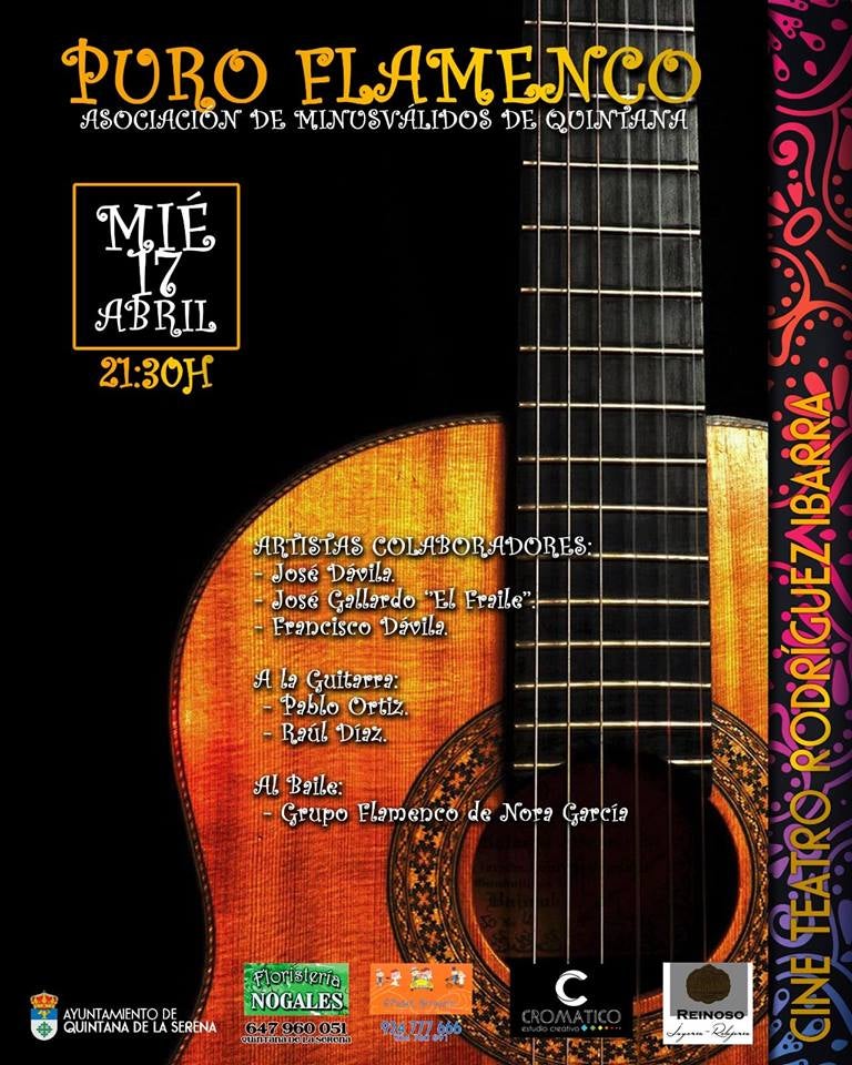 La Asociación de Minusválidos de Quintana organiza la gala 'Puro Flamenco'
