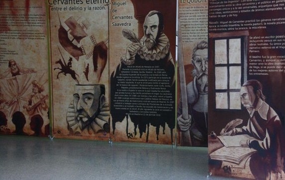 La localidad acogió la muestra 'Cervantes Eterno. Entre el delirio y la razón'