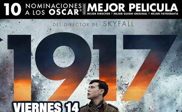Cita ineludible con la película 1917 este fin de semana en el Rodríguez Ibarra