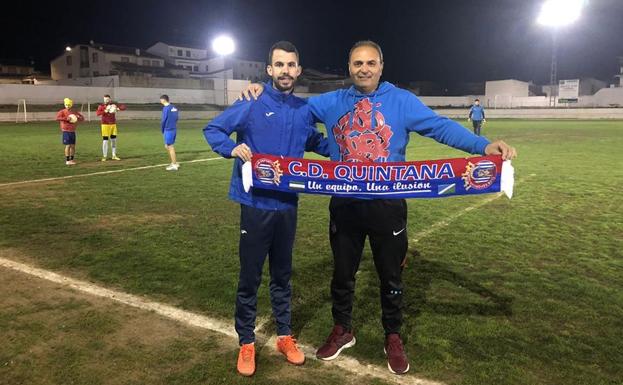 Lolo 'Cartón', Rocha, Edu Manchado y Javi 'Geme' se incorporan a las filas del CD Quintana