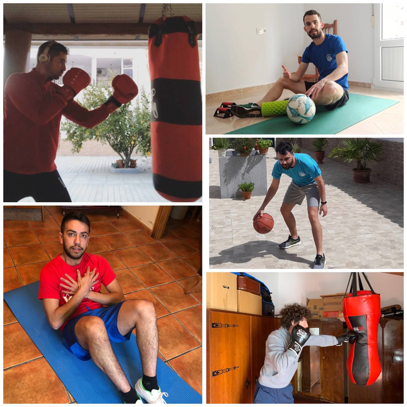 Jugadores del CD Quintana relatan su confinamiento en un domingo más sin fútbol