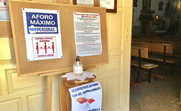 El aforo de la parroquia de Quintana aumenta a 100 personas en misa durante la fase 2