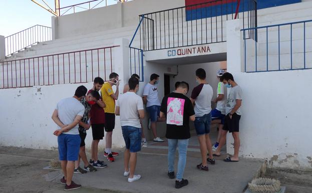 El CD Quintana, un equipo libre de coronavirus