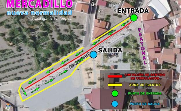El mercadillo regresa mañana con nuevo itinerario y medidas de seguridad