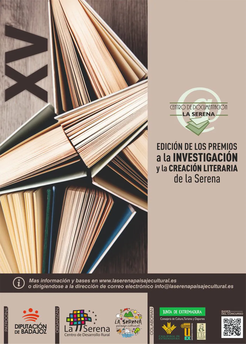 Abierta la convocatoria de la XV edición de los Premios a la Investigación y Creación Literaria de La Serena
