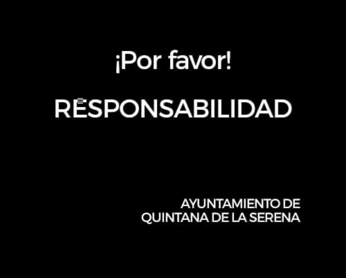 El Ayuntamiento de Quintana apela a la responsabilidad ciudadana a través de redes sociales