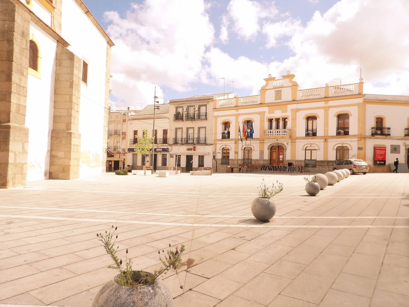 Corte de agua en la zona de la Plaza de España hasta las 11 de la mañana de hoy