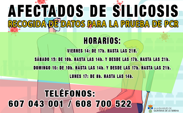 El Ayuntamiento recopila los datos de los afectados de silicosis para realizarles las pruebas PCR