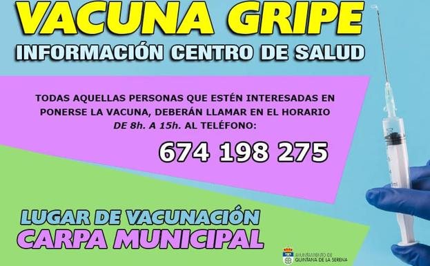 Quintana se prepara para la campaña de vacunación contra la gripe