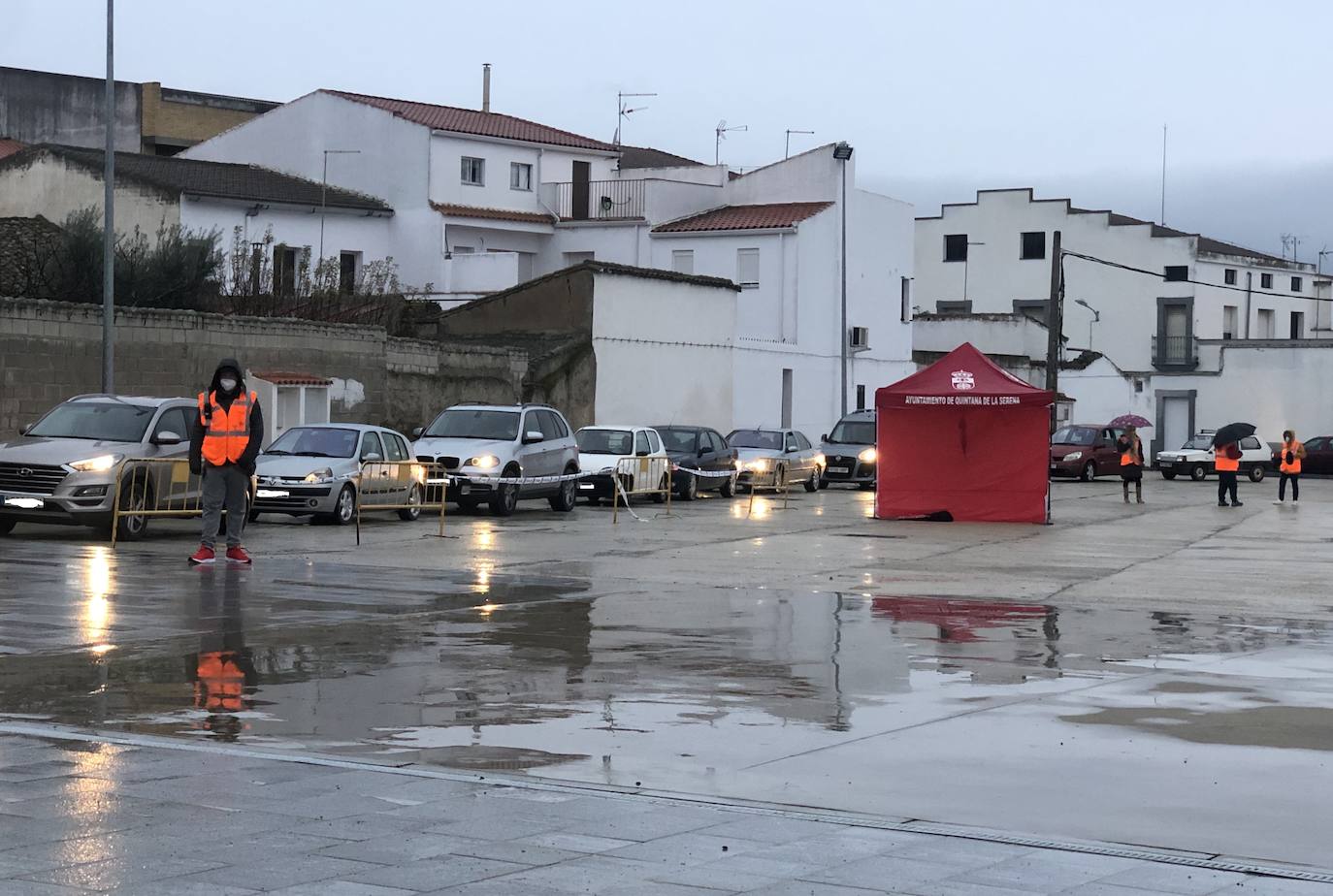 Realizadas medio centenar de PCR hoy en la carpa municipal