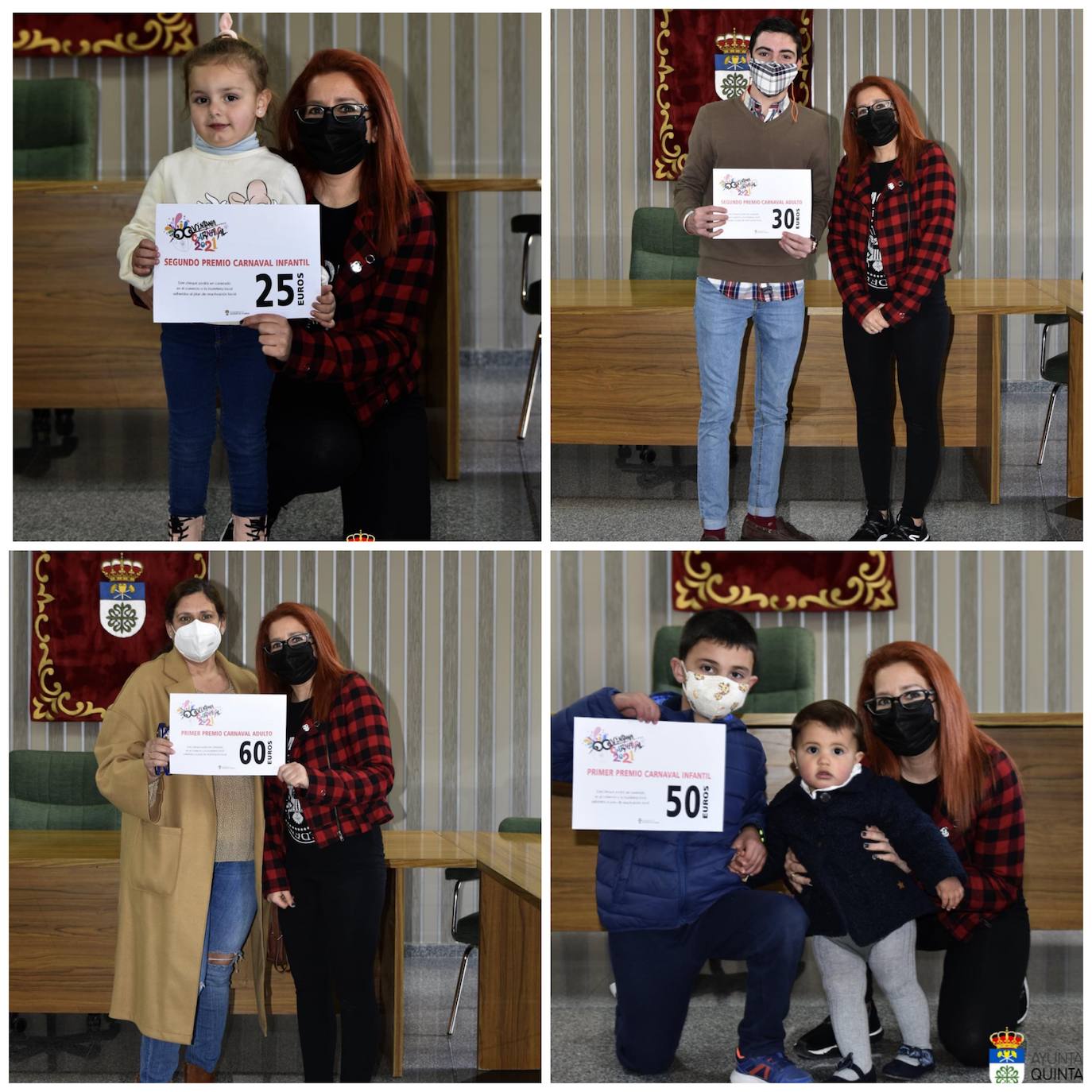 Los ganadores de los concursos de Carnaval reciben sus premios