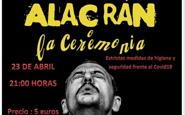 El Rodríguez Ibarra levanta el telón tras más de un año con el espectáculo 'Alacrán'
