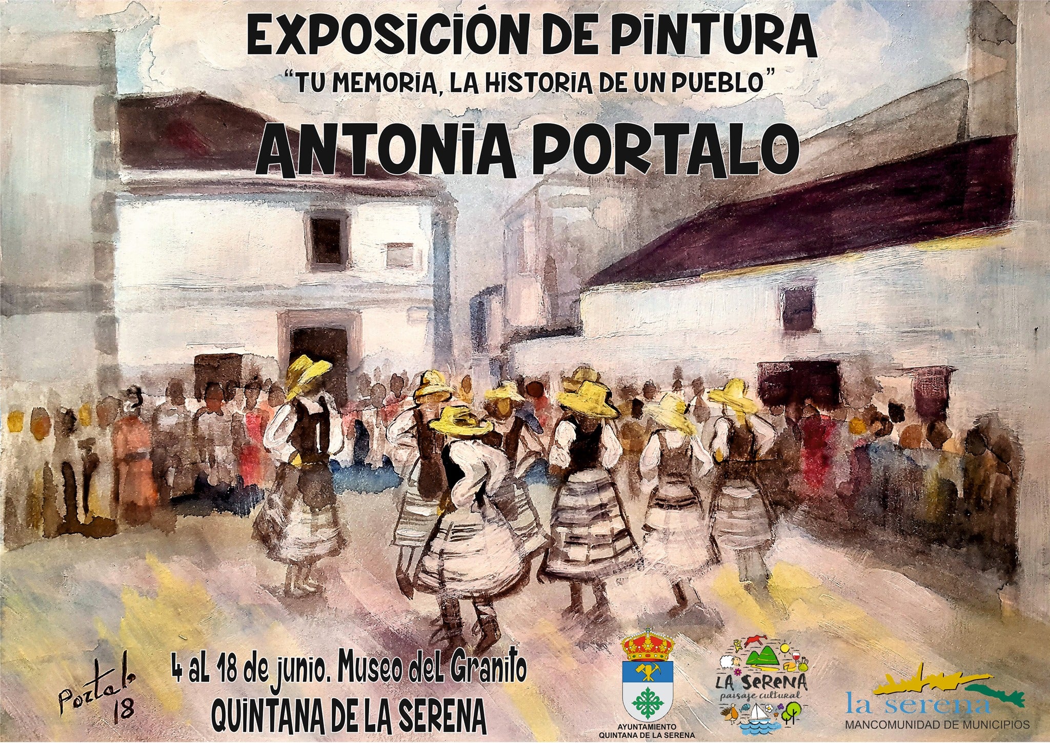 Antonia Portalo presenta su novela y su exposición de pintura en Quintana