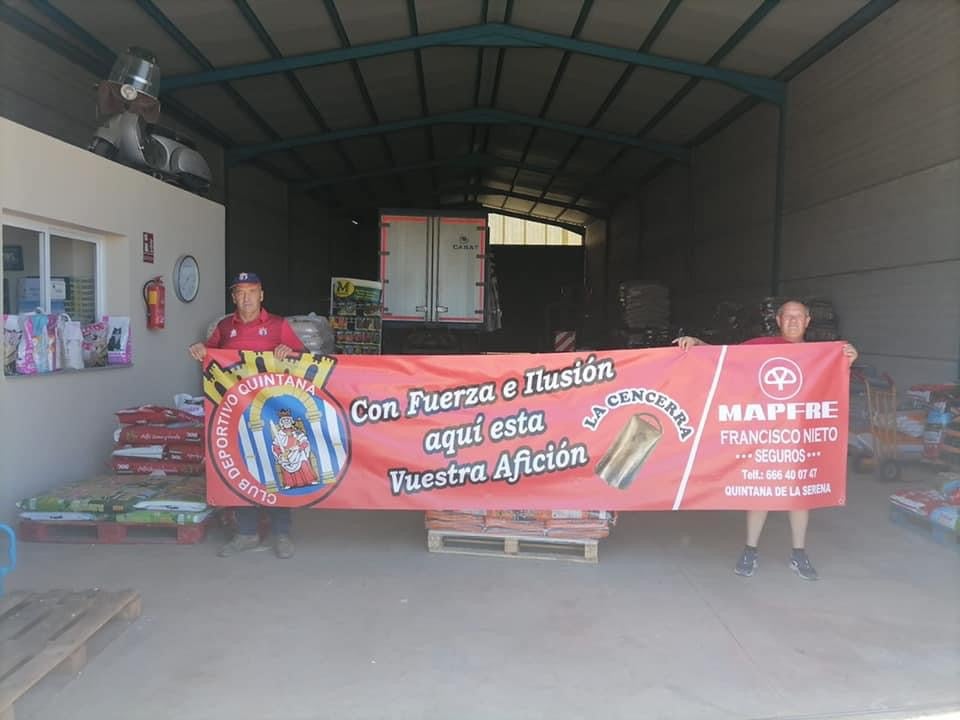 Más de un centenar de aficionados arropará al CD Quintana esta tarde