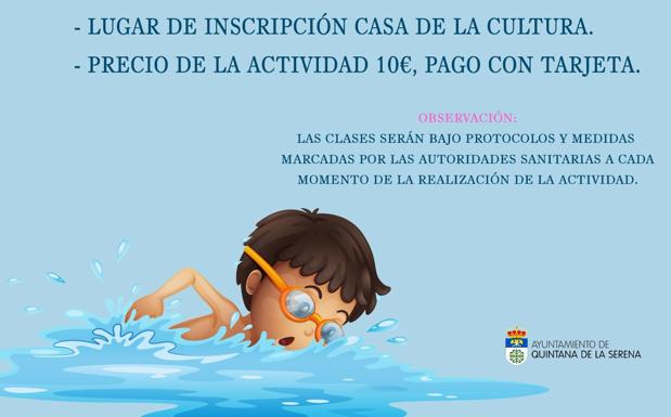 El Ayuntamiento oferta varios cursos de natación para este verano