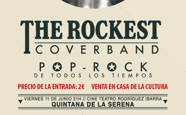 El espectáculo 'The Rockest Coverband' trae a Quintana la música de los 80 y 90