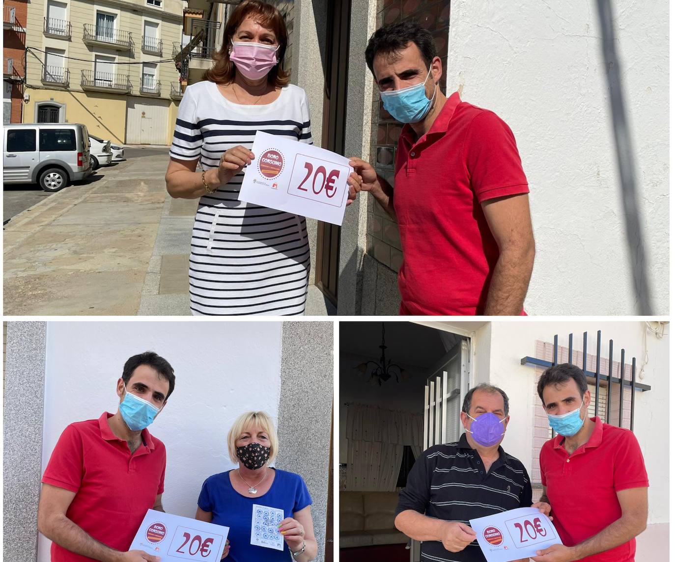 Se entregan los primeros vales a los vecinos que han completado los sellos de la cartilla