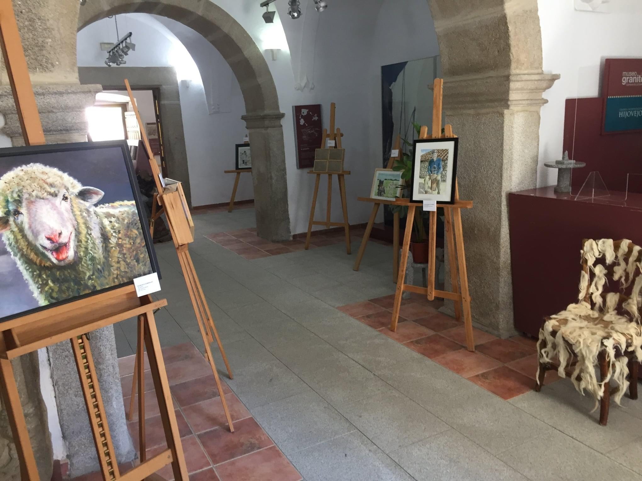 'Las huellas de trashumancia' llegan hasta Quintana a través de una exposición artística