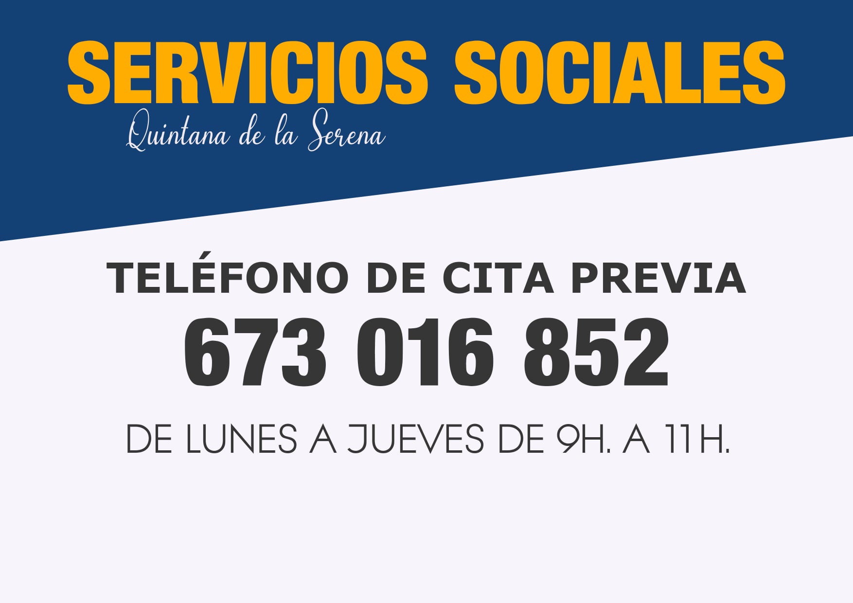 Cambia el horario para pedir cita en los servicios sociales del Ayuntamiento