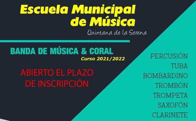 El plazo para inscribirse en la escuela municipal de música continúa abierto