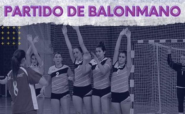 Las chicas del equipo de balonmano se enfrentarán a las alumnas de gimnasia en un partido amistoso por la igualdad