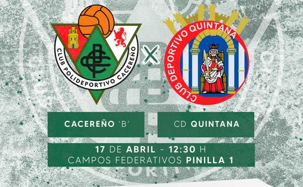 El CD Quintana jugará la 1ª vuelta de los playoffs de ascenso este domingo en Cáceres