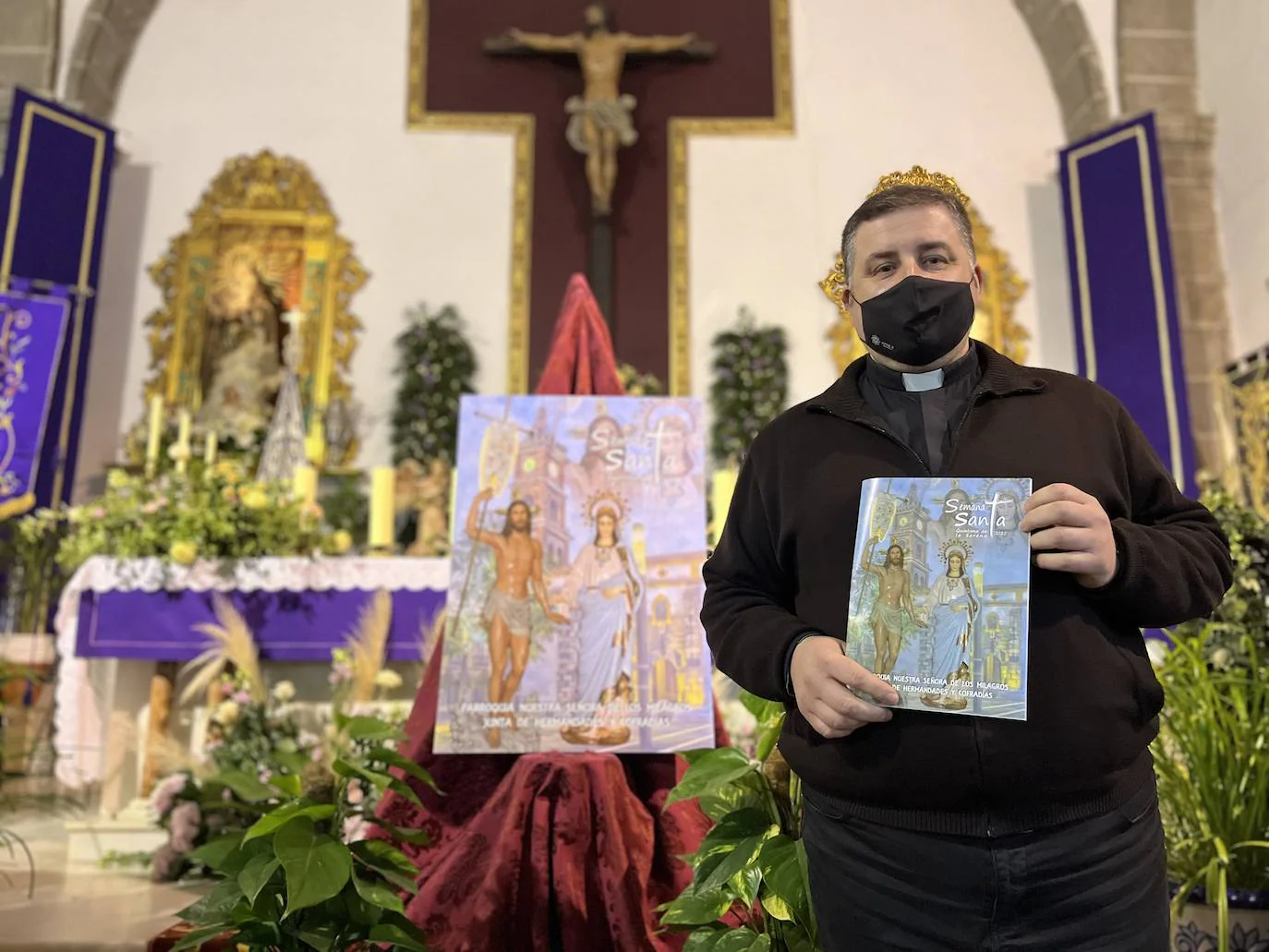 El Cristo Resucitado y la Virgen de la Aurora, protagonistas del cartel y la revista de este año