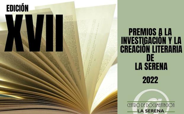 Convocada la XVII edición de los Premios a la Investigación y Creación Literaria de La Serena