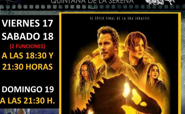 Jurassic World llega este fin de semana al Rodríguez Ibarra