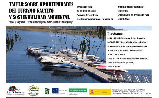 El CEDER organiza un taller sobre oportunidades del turismo náutico y sostenibilidad ambiental