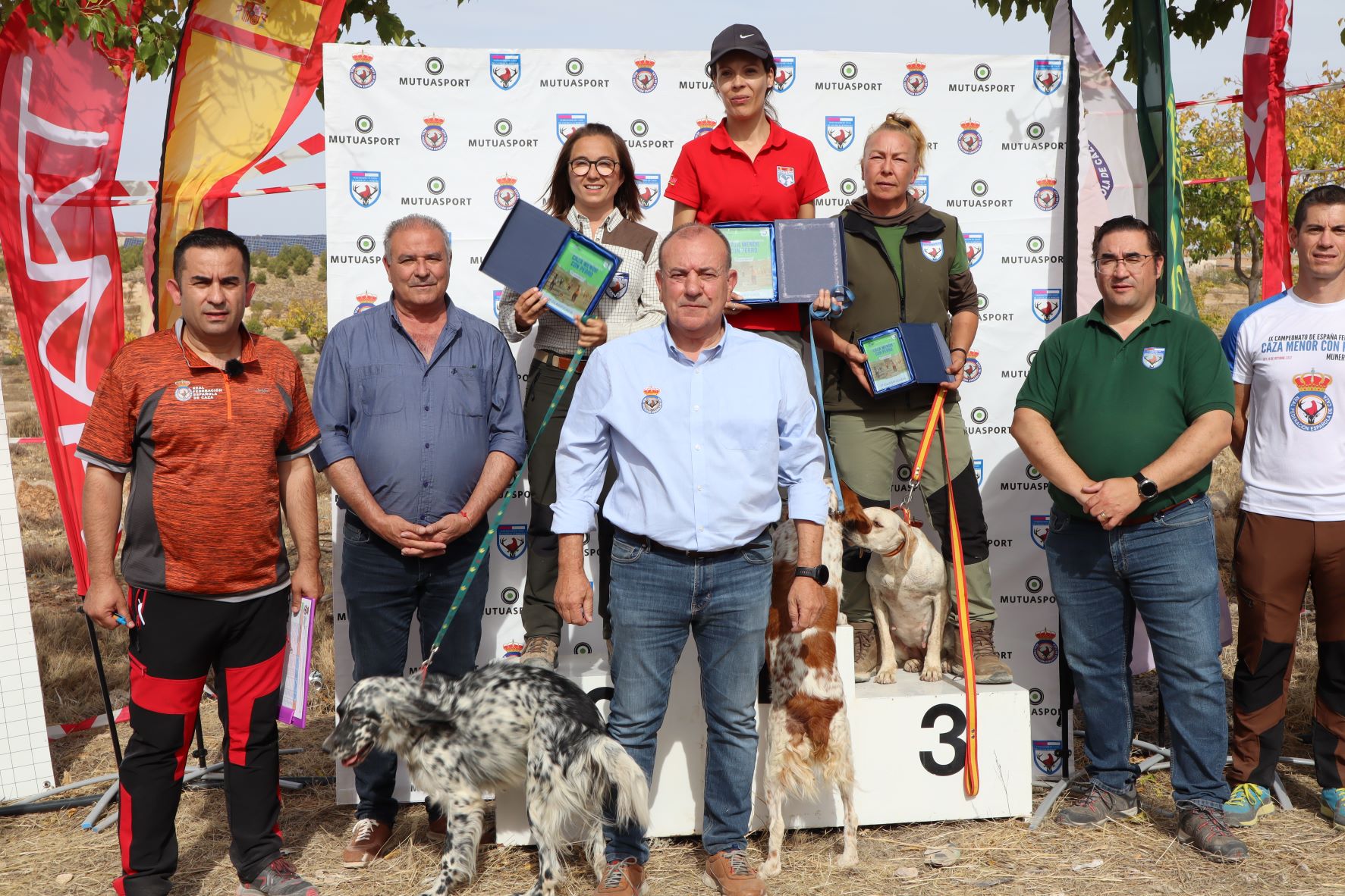 María Fernández, subcampeona de España de caza menor