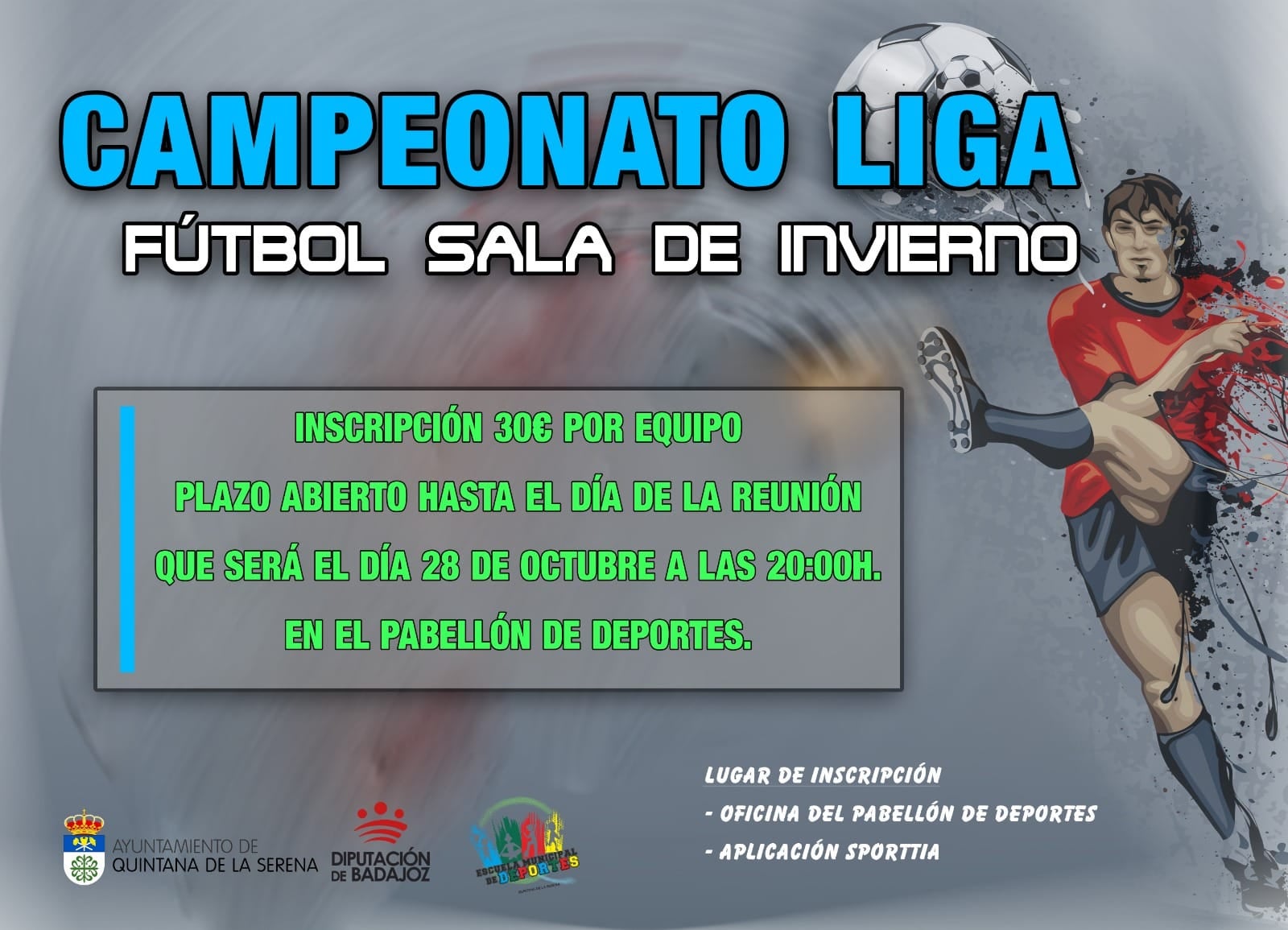 Comienza la liga local de fútbol sala