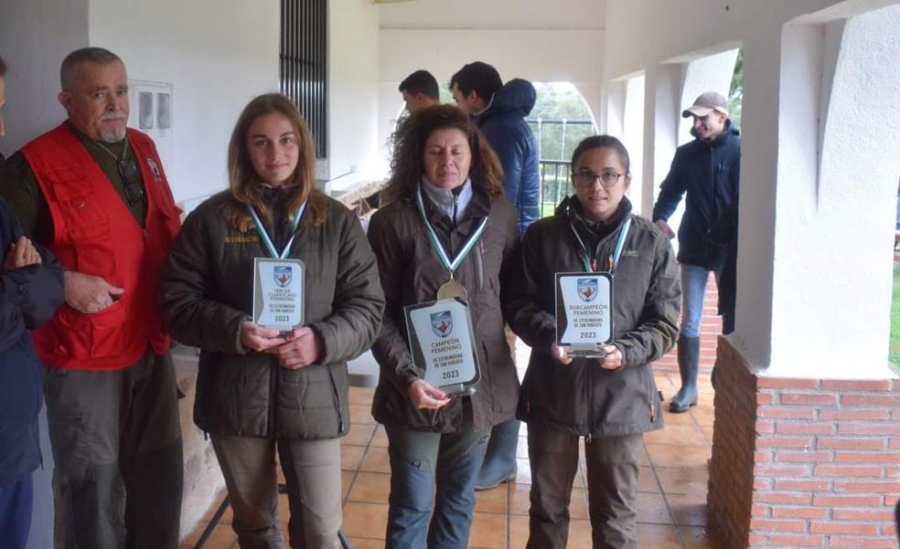 María Fernández, subcampeona de Extremadura de San Humberto 2023