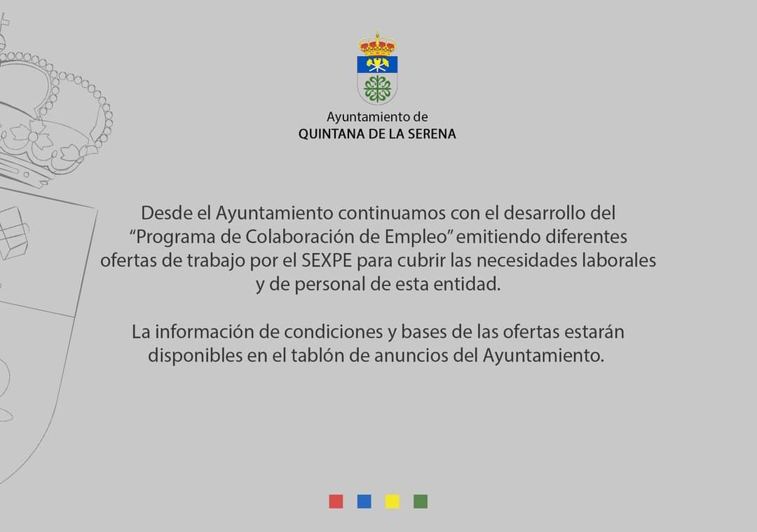 Programa de colaboración económica municipal de empleo