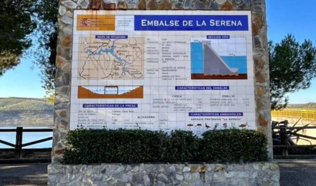 Los embalses de La Serena y Zújar suben 4 hectómetros cúbicos respecto a la medición de hace 7 días