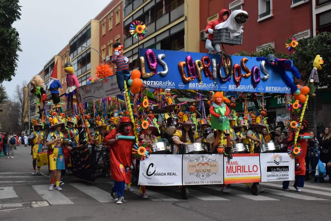Gran papel de «Los Caprichosos» en el Carnaval de Badajoz