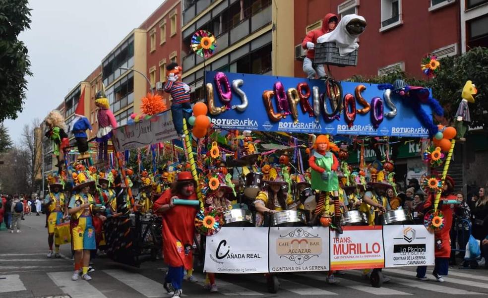 Gran papel de «Los Caprichosos» en el Carnaval de Badajoz