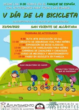 San Vicente de Alcántara celebra el V Día de la Bicicleta