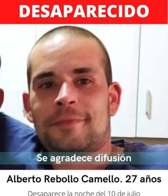 Piden difusión para encontrar al sanvicenteño Alberto Rebollo Camello