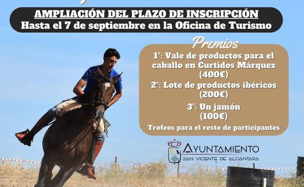 Ampliado el plazo de inscripción para la XXIV Yincana a caballo