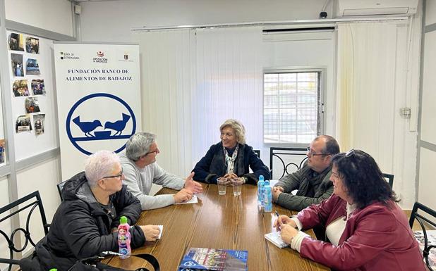 El Banco de Alimentos de Badajoz y los municipios afectados por las inundaciones se reúnen para avanzar en su recuperación