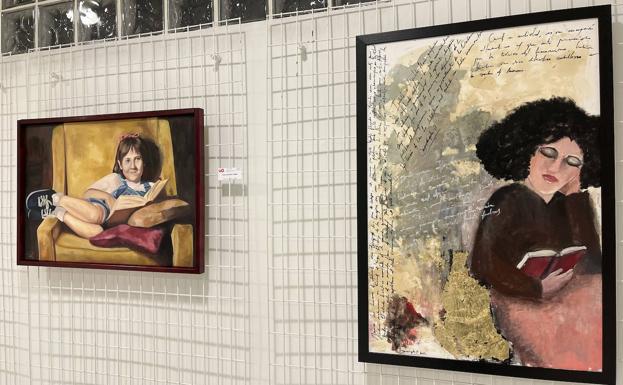 Ya se puede disfrutar de la exposición de pintura 'Mujer leyendo'