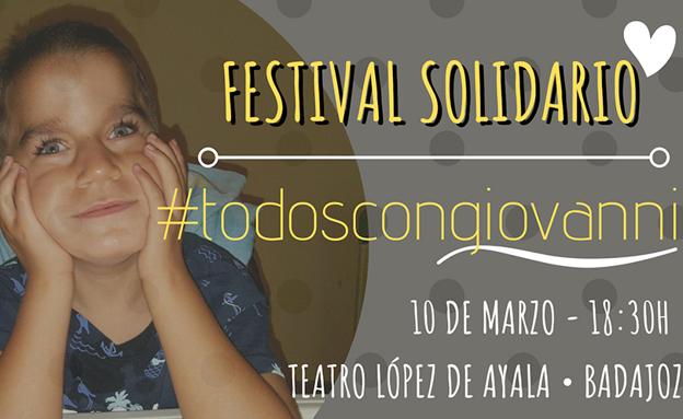 Este domingo, festival solidario 'Todos con Giovanni'
