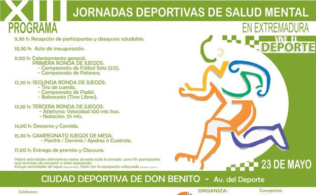 Feafes Salud Mental Extremadura celebra las XIII Jornadas Deportivas de Salud Mental
