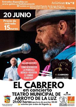 Ecología y flamenco unidos de la mano en el concierto de El Cabrero en Arroyo de Luz