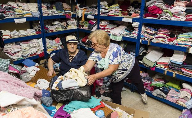 Temporada alta en los roperos solidarios
