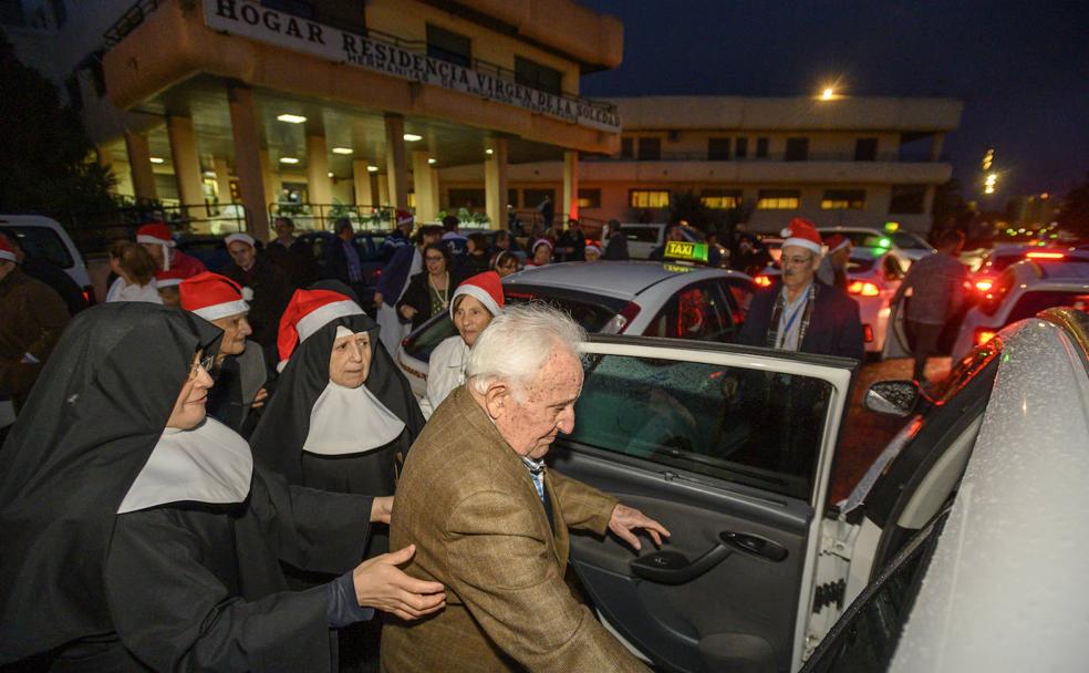 En taxi a ver las luces de Navidad de Badajoz